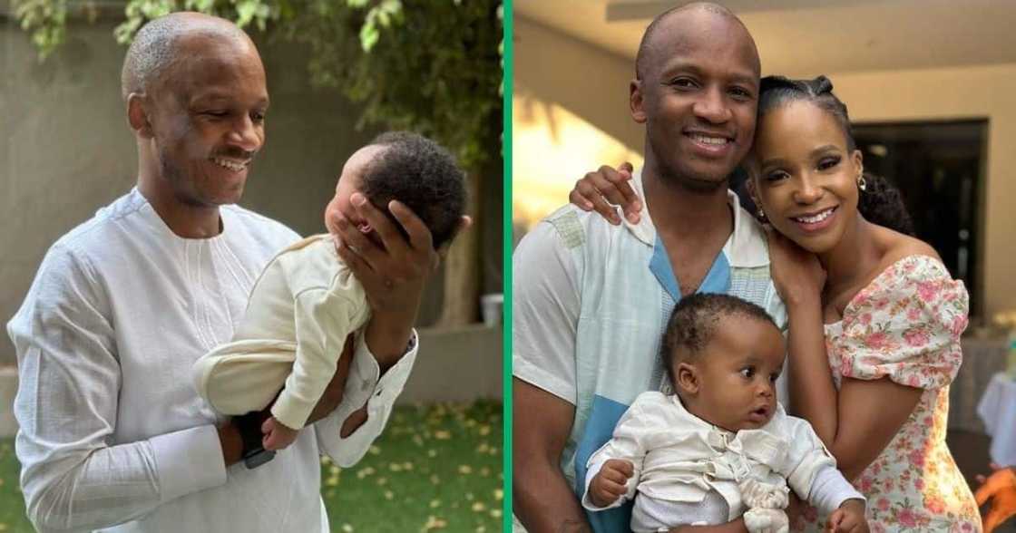 Pysfo, Aamirah Ngwenya and son Pysfo, Aamirah Ngwenya and son
