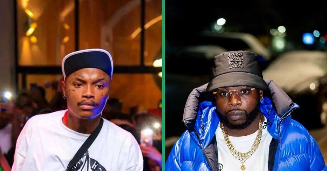 Shebeshxt showed off his meeting with DJ Maphorisa