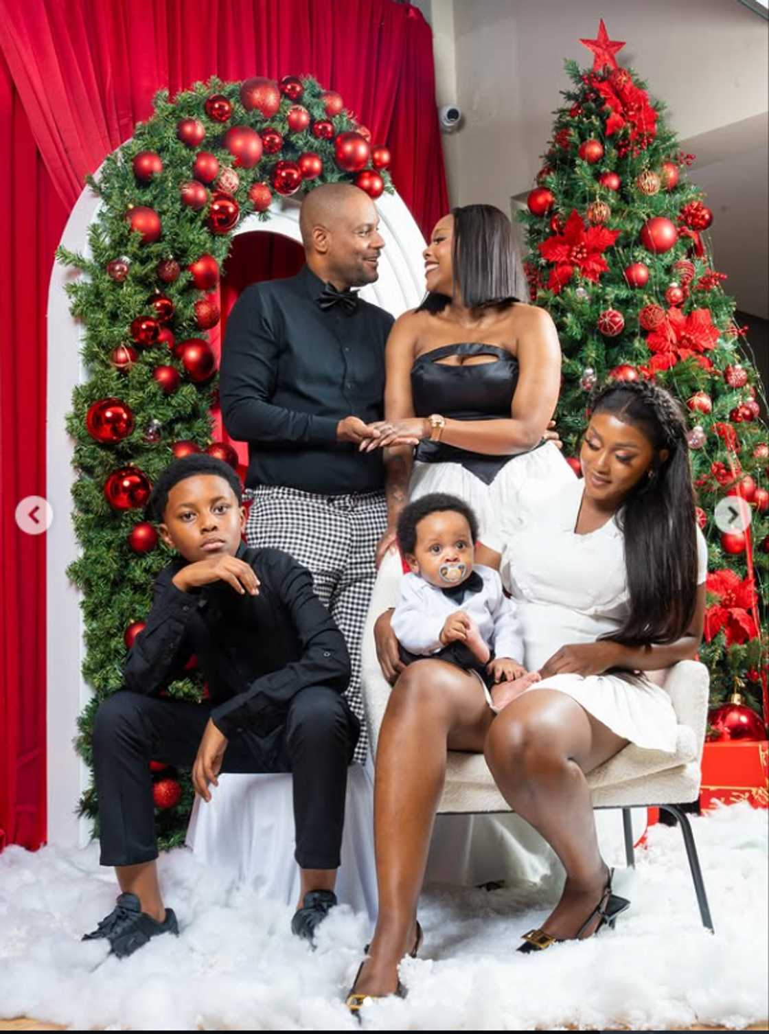 Nomcebo Zikode and her three children.