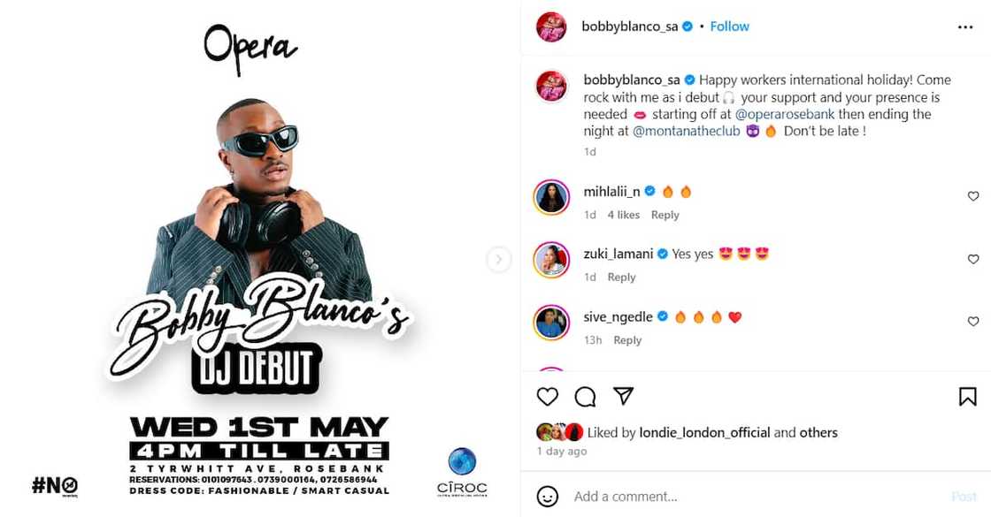 Bobby Blanco ventures into DJing. Bobby Blanco ventures into DJing.