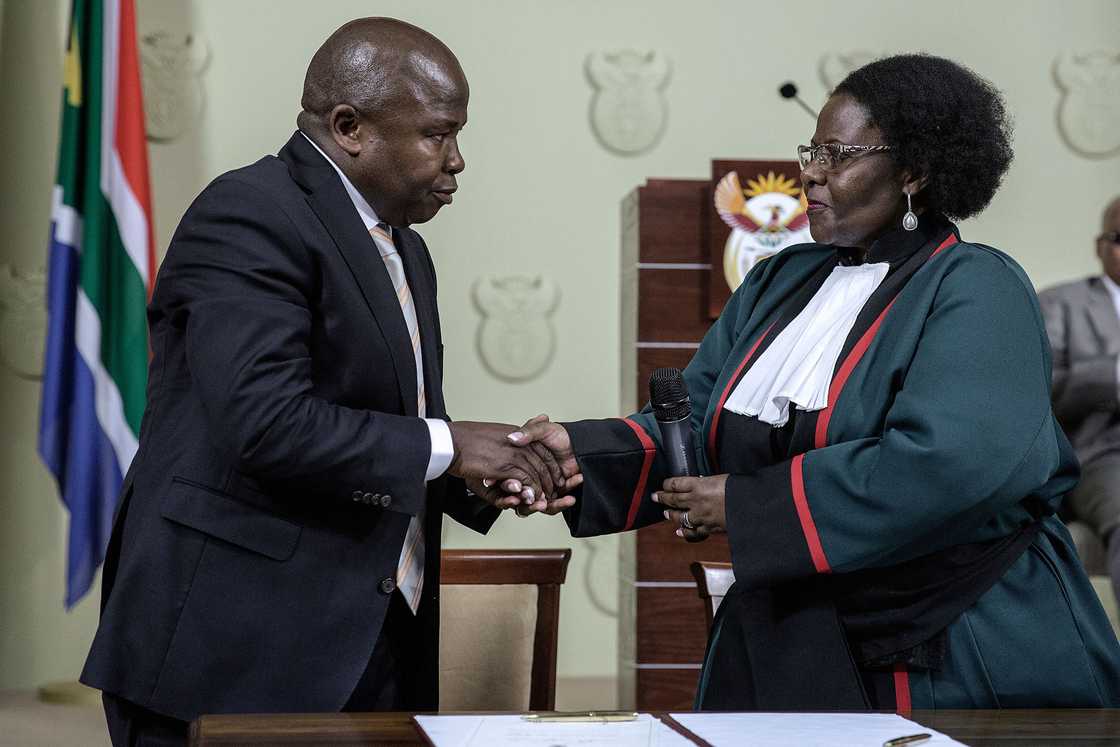 Former presidents Jacob Zuma and Thsbo Mbeki lost court cases against Sisi Khampepe Former presidents Jacob Zuma and Thsbo Mbeki lost court cases against Sisi Khampepe