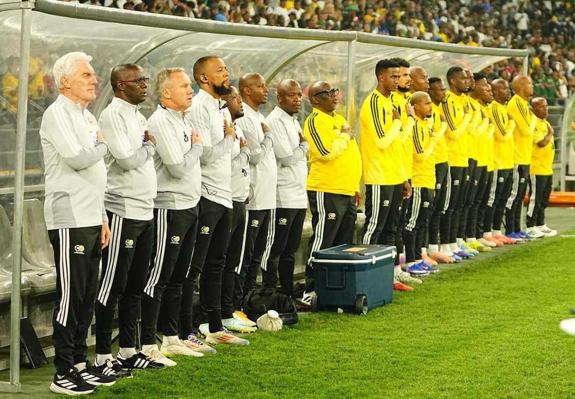 Bafana Bafana full squad before match