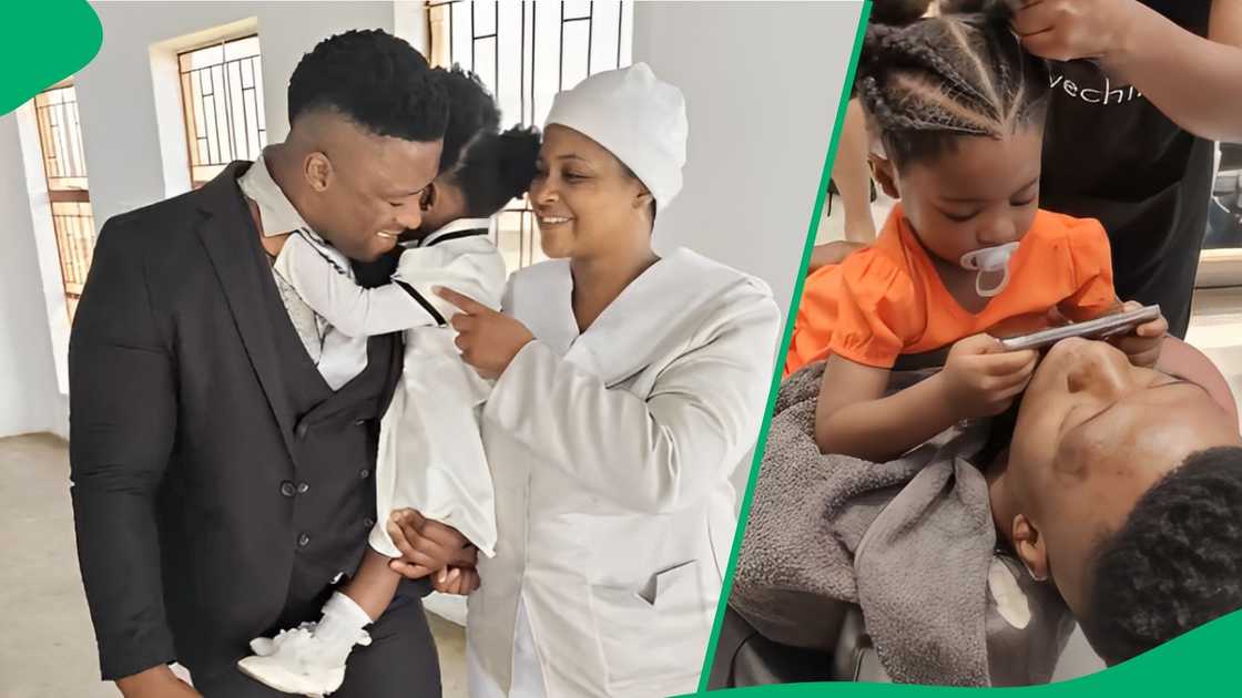 TikTok users praised a man after seeing him embracing his daughter in a video on TikTok TikTok users praised a man after seeing him embracing his daughter in a video on TikTok