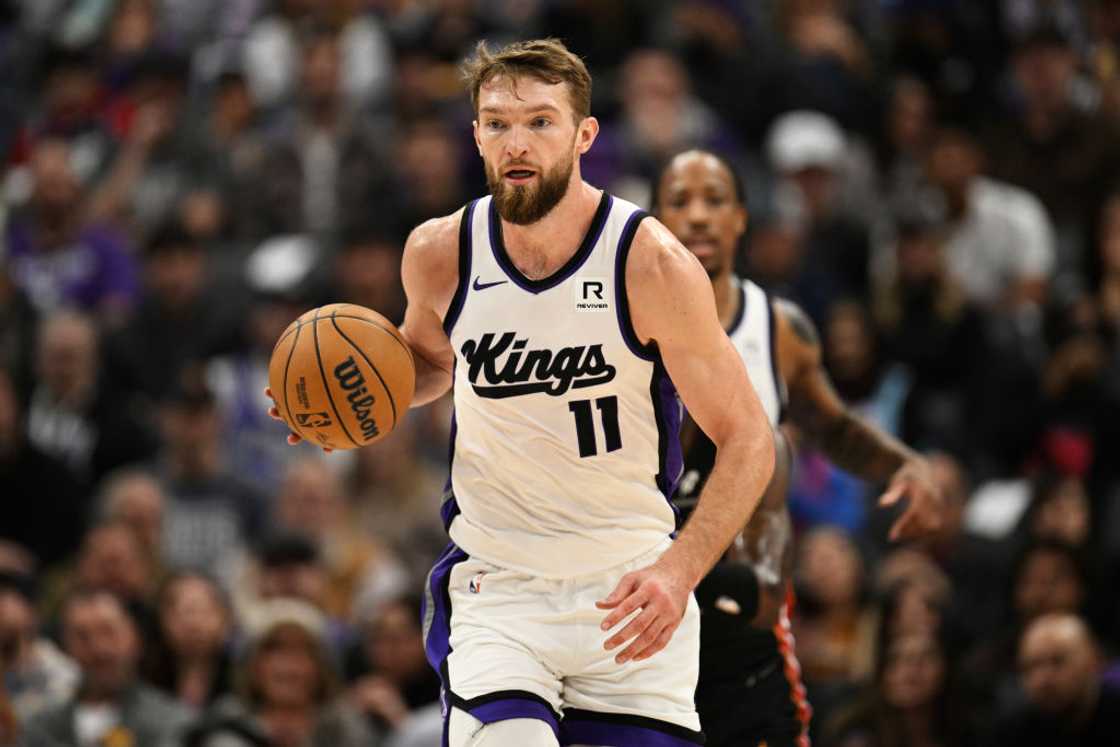 Domantas Sabonis at Chase Center Domantas Sabonis at Chase Center