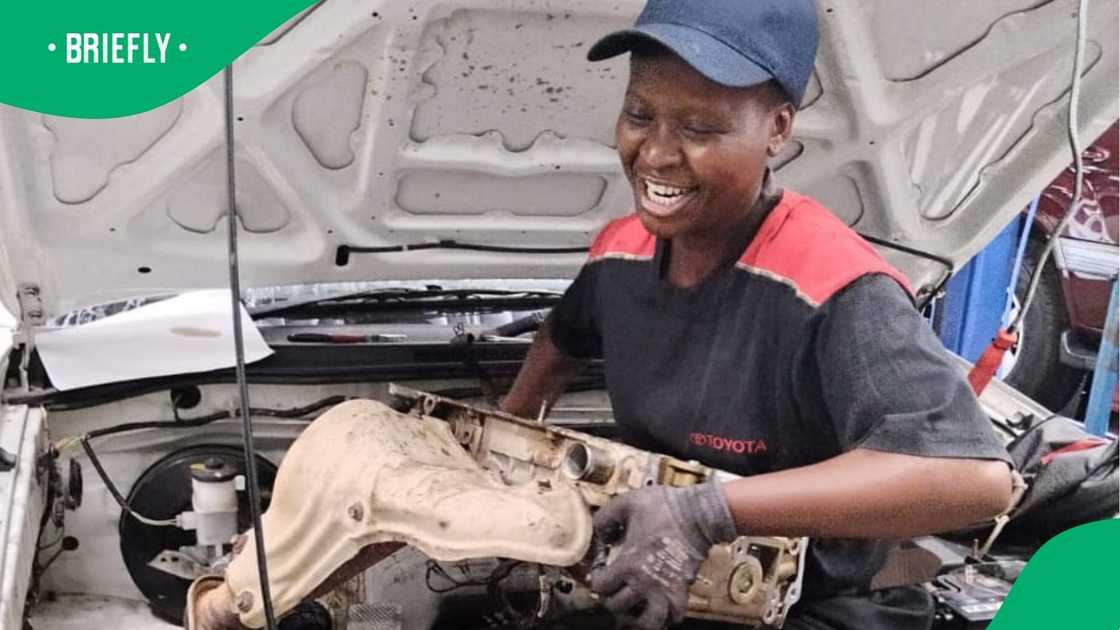 Young SA lady takes over male-dominated industry. Young SA lady takes over male-dominated industry.