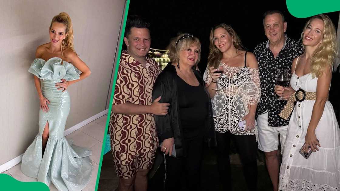 Luisana Lopilato with her parents and siblings Luisana Lopilato with her parents and siblings