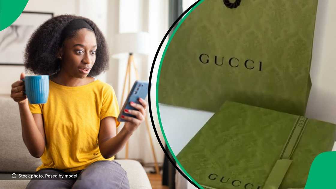 George spoke out on the R18K Gucci shoes receipt. George spoke out on the R18K Gucci shoes receipt.