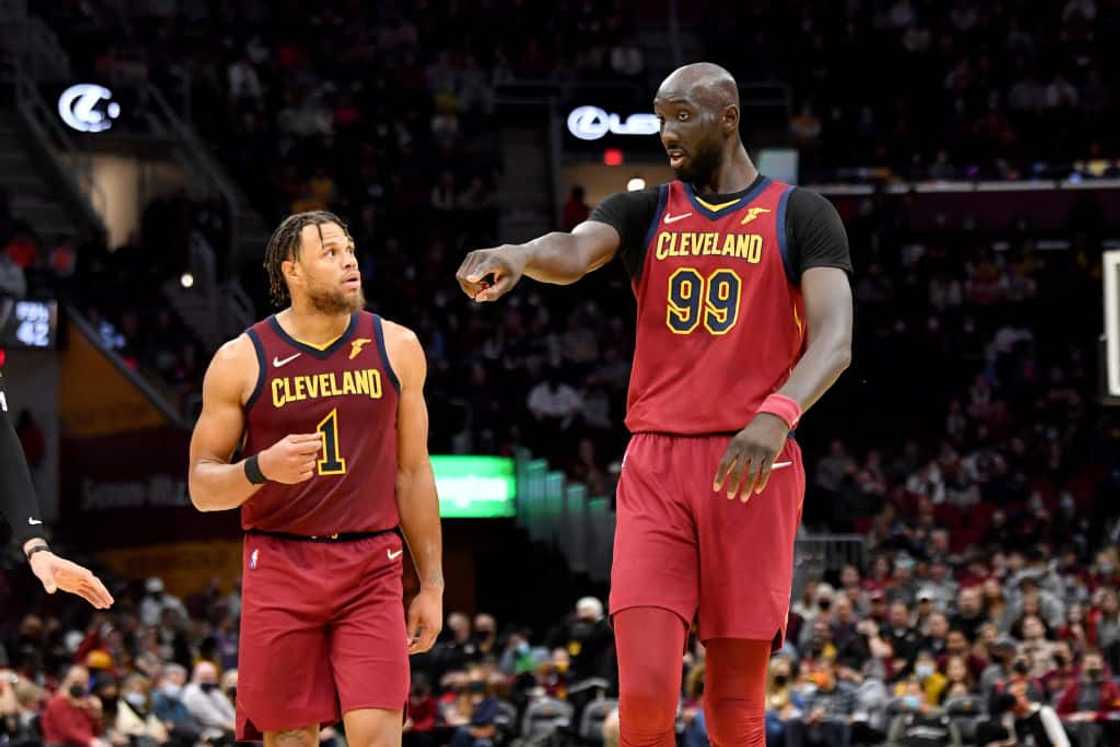 Justin Anderson in conversation with Tacko Fall