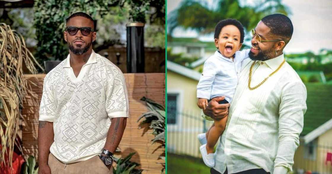 Prince Kaybee shared a picture of his son Prince Kaybee shared a picture of his son