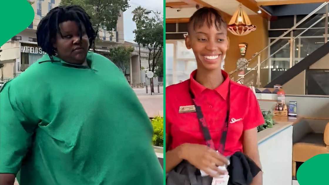 Man at Spur can't fit in restaurant's booth in TikTok video Man at Spur can't fit in restaurant's booth in TikTok video