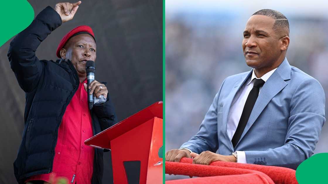 EFF's president Julius Malema attended Botswana president Duma Boko's inauguration