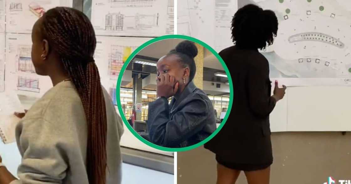 Young woman sheds light on life as an architecture student. Young woman sheds light on life as an architecture student.