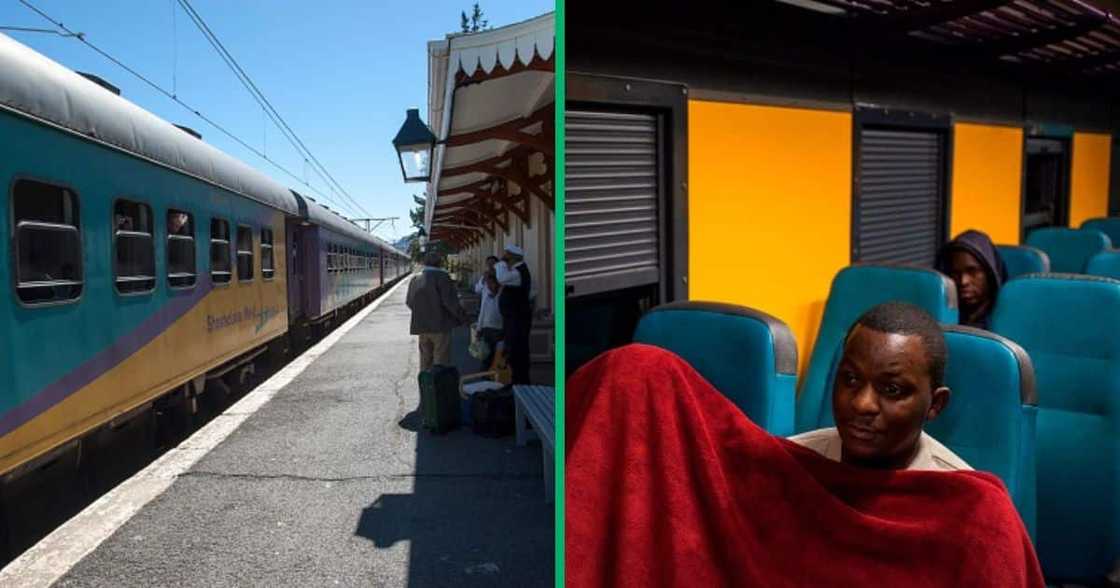 Passengers aboard the Shosholoza Meyl Passengers aboard the Shosholoza Meyl