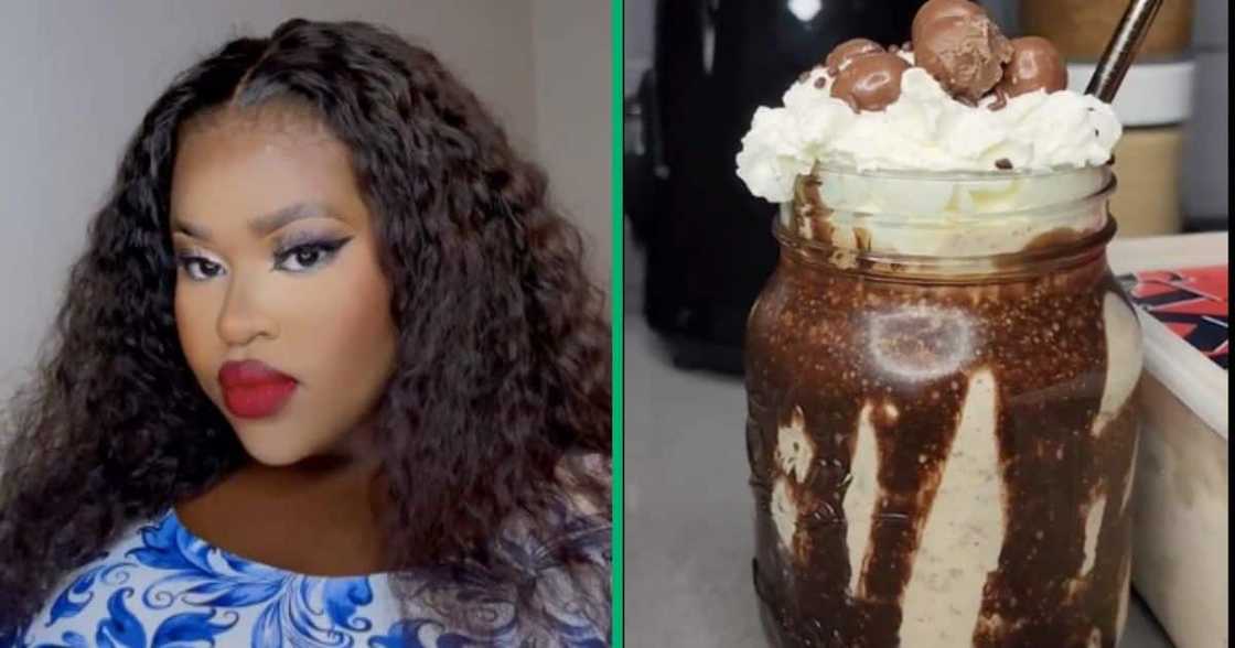 A woman shared a tutorial of how she made milkshake using Woolworths ice cream A woman shared a tutorial of how she made milkshake using Woolworths ice cream