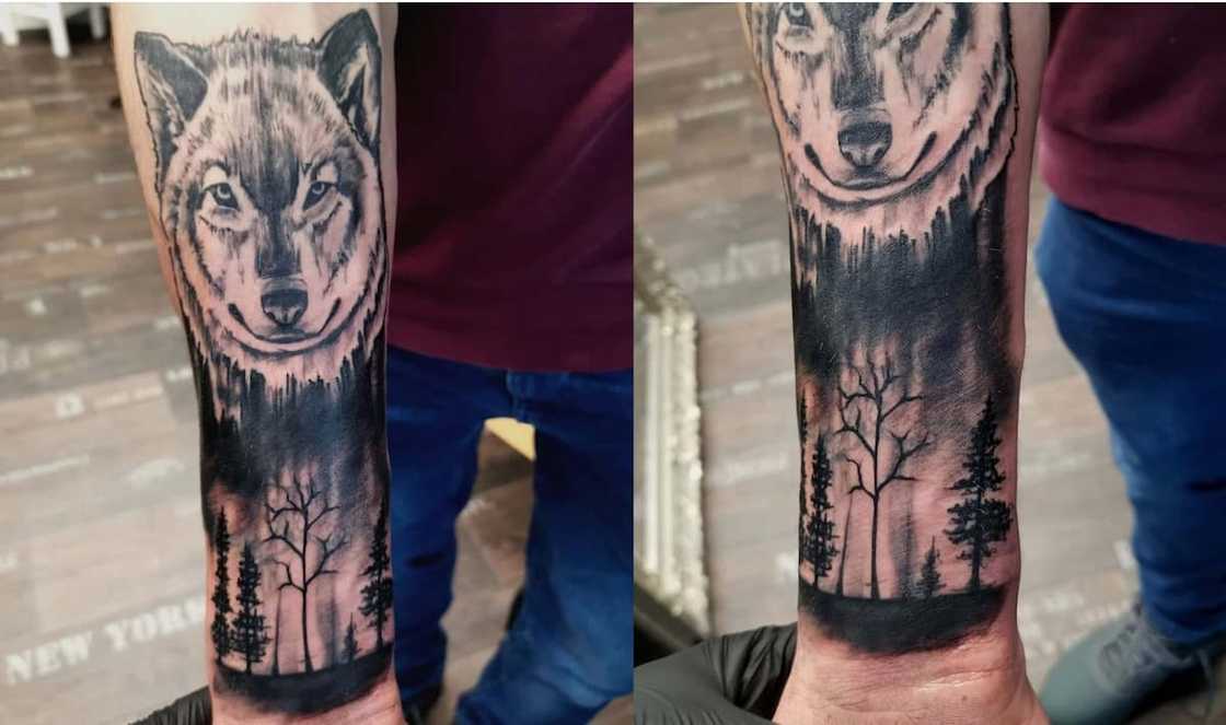 Wolf tattoo Wolf tattoo