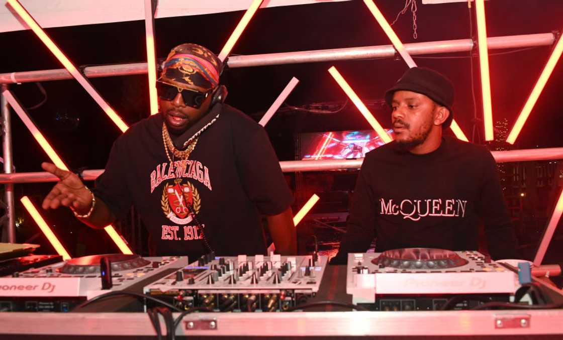 DJ Maphorisa and Kabza De Small. DJ Maphorisa and Kabza De Small.