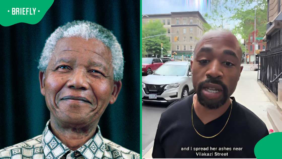 American man spreads mom's ashes near Vilakazi Street