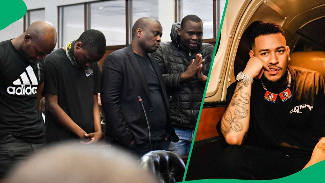 The five men implicated in the murder of AKA appeared at the Durban court. The five men implicated in the murder of AKA appeared at the Durban court.