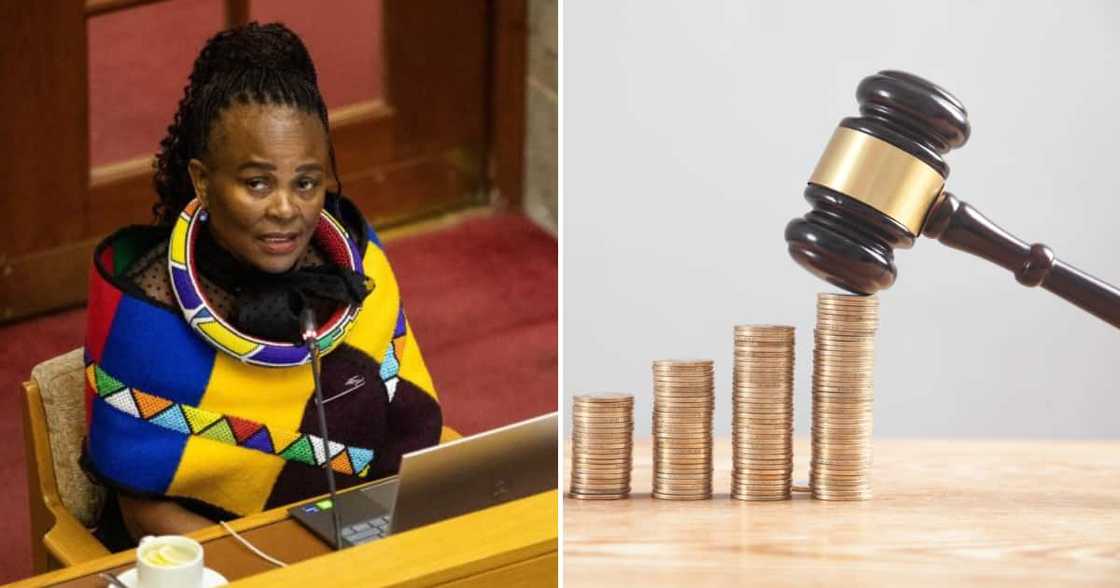 Busisiwe Mkhwebane has complained about not having enough money to cover her legal representation Busisiwe Mkhwebane has complained about not having enough money to cover her legal representation