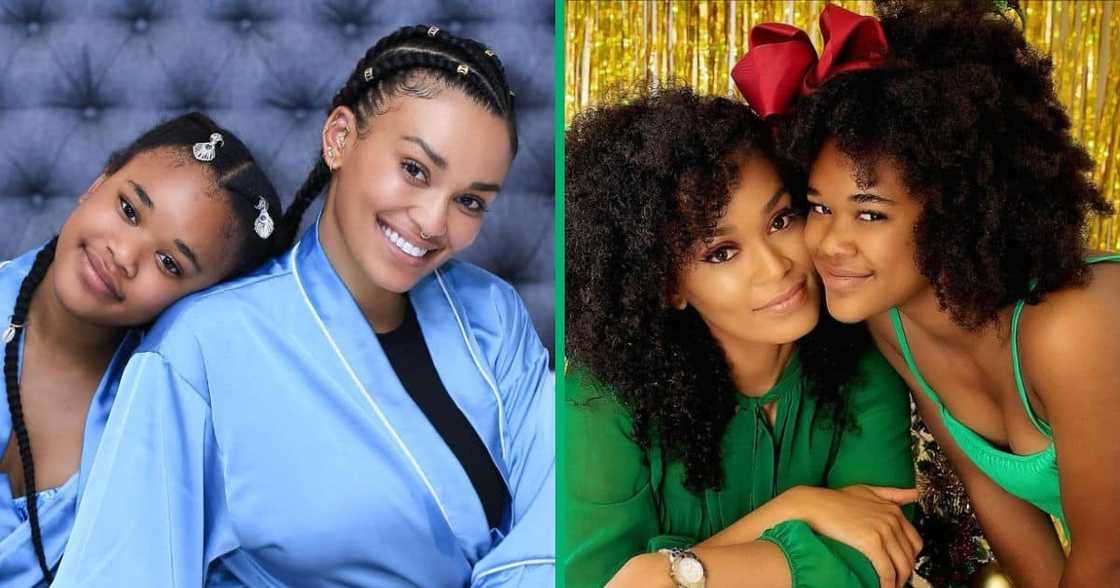 TV personality Pearl Thusi and her daughter with Walter Mokoena, Thando Mokoena on her 16th birthday. TV personality Pearl Thusi and her daughter with Walter Mokoena, Thando Mokoena on her 16th birthday.