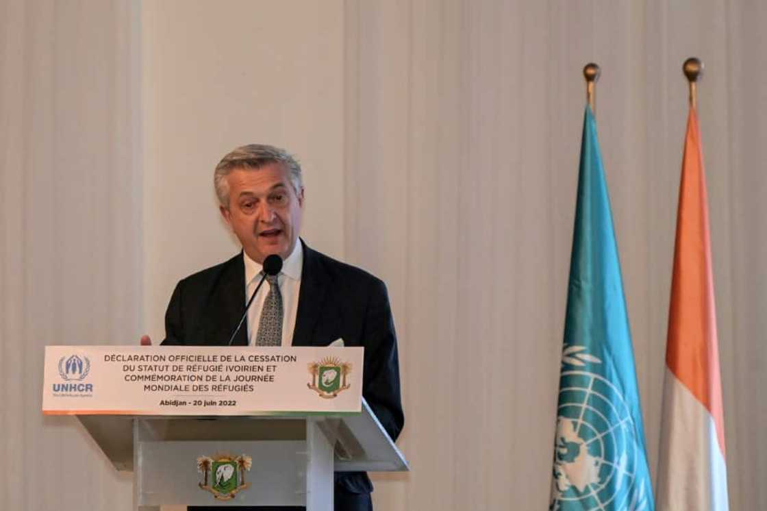UN refugee chief Filippo Grandi said Ivory Coast had 'turned the page' on conflicts UN refugee chief Filippo Grandi said Ivory Coast had 'turned the page' on conflicts