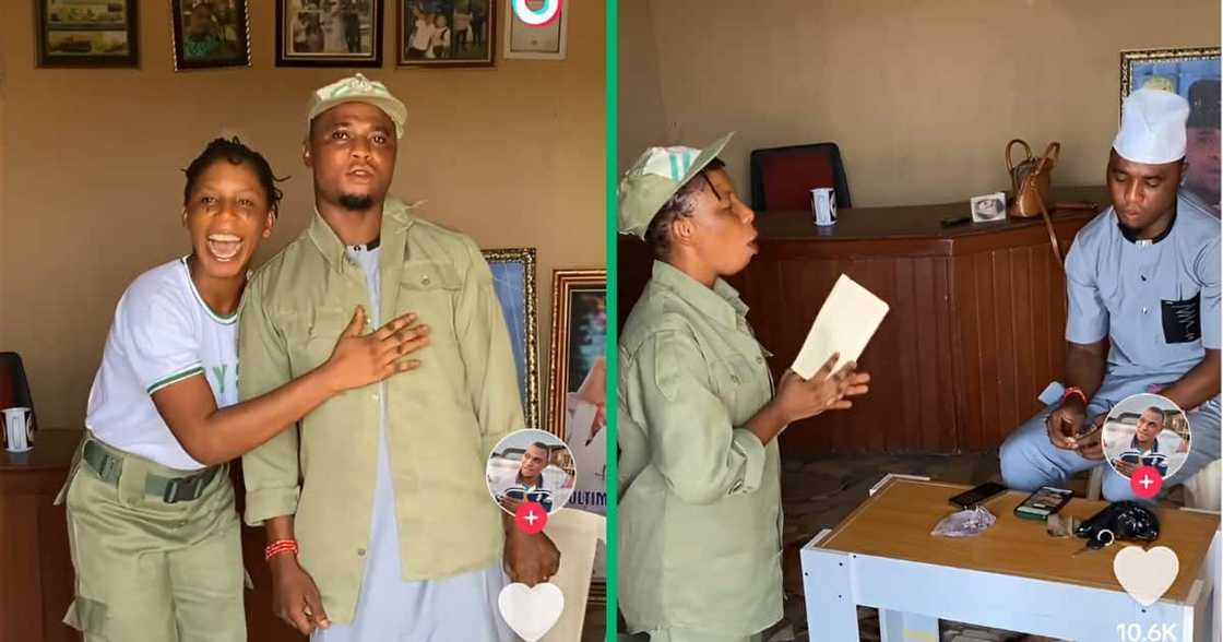 A woman gives her man her salary A woman gives her man her salary