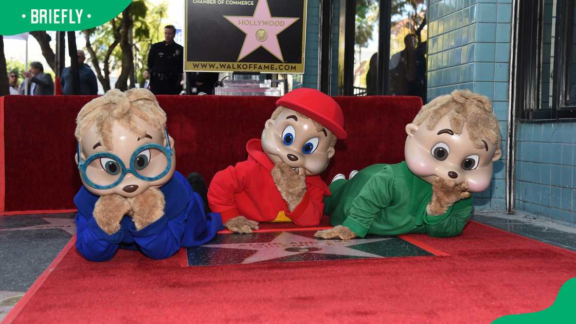 Alvin and the Chipmunks on the Hollywood Walk on Fame Alvin and the Chipmunks on the Hollywood Walk on Fame