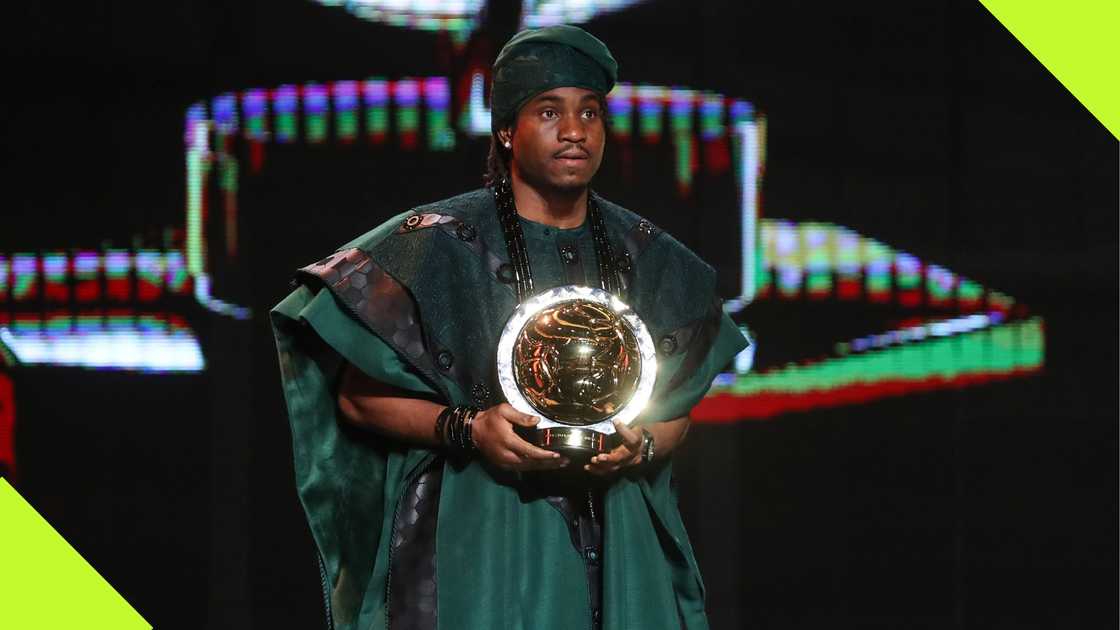 Ademola Lookman, Palais des Congres, Marrakech, Morocco, CAF Awards, December 16, 2024.