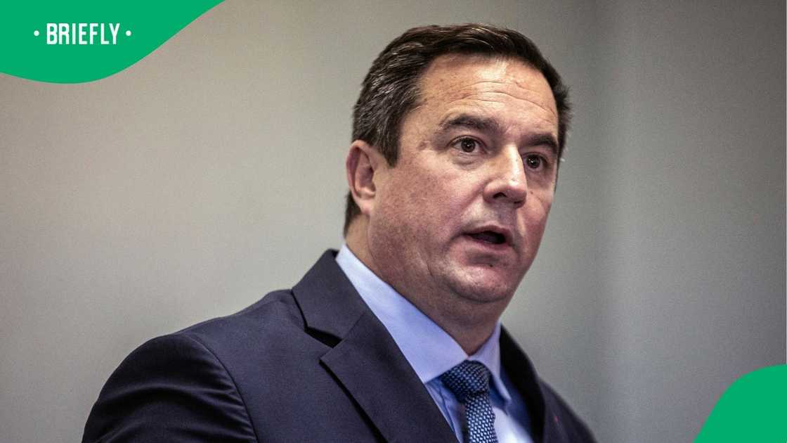 The Democratic Alliance leader John Steenhuisen