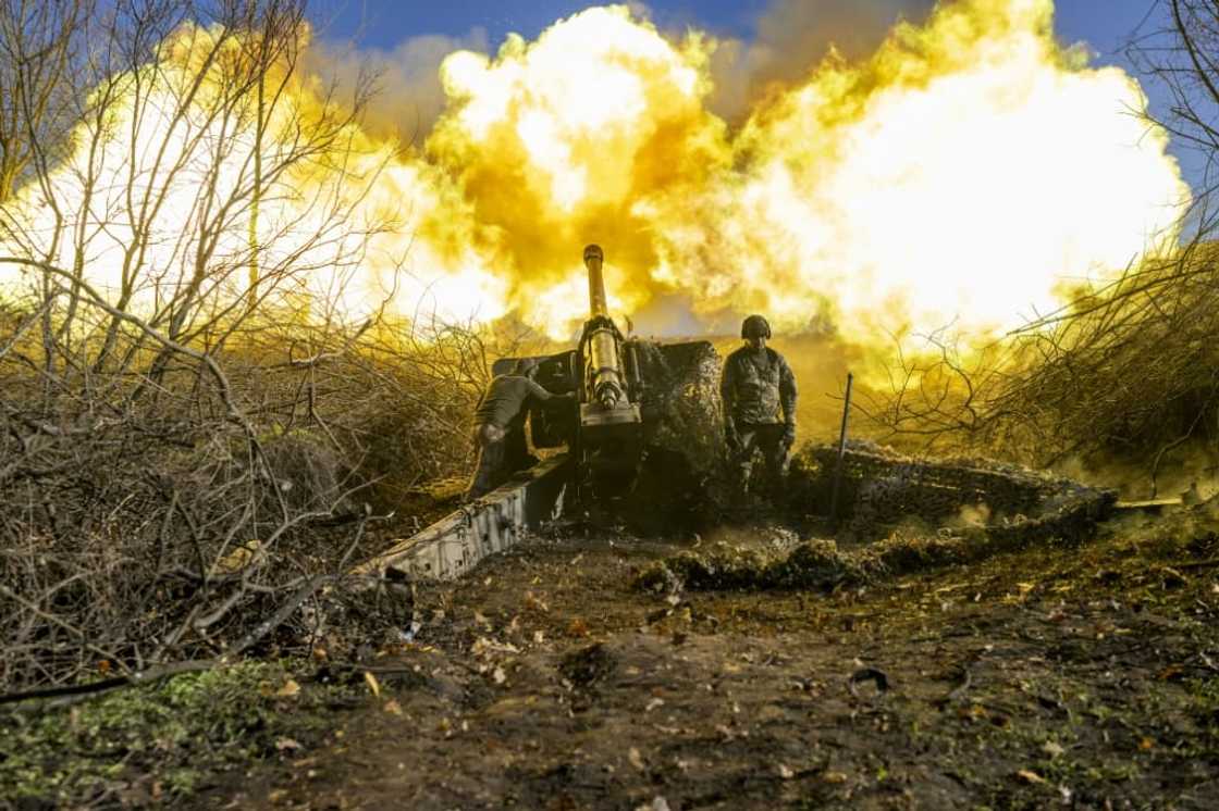 Fighting has raged around the eastern Ukrainian city Bakhmut