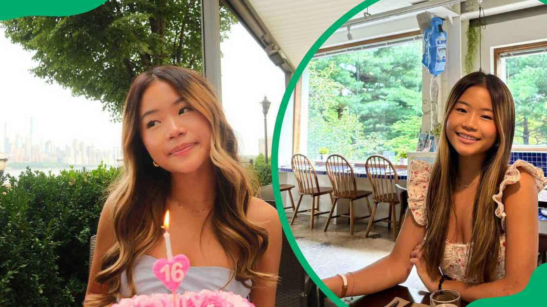 Emily Ha celebrating her birthday Emily Ha celebrating her birthday