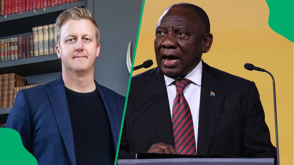 Garetj Cliff takes another swipe at Cyril Ramaphosa over G7 disinvite Garetj Cliff takes another swipe at Cyril Ramaphosa over G7 disinvite