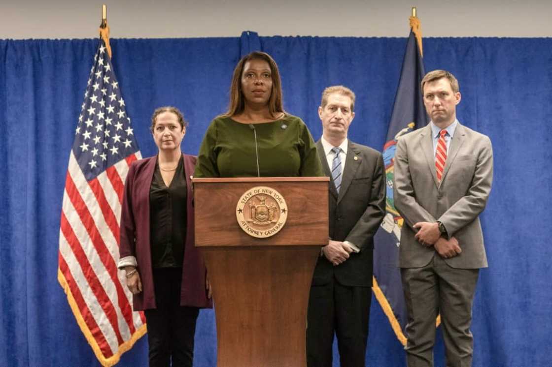 New York Attorney General Letitia James said that with the help of his children and others at the Trump organization, the former president gave fraudulent statements of his net worth New York Attorney General Letitia James said that with the help of his children and others at the Trump organization, the former president gave fraudulent statements of his net worth