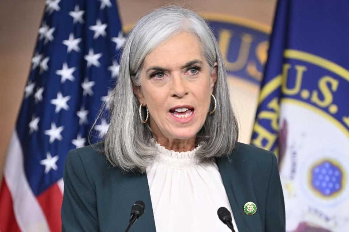 US Democratic House Majority Whip Katherine Clark compared Republicans to a "cartoon villain" US Democratic House Majority Whip Katherine Clark compared Republicans to a "cartoon villain"