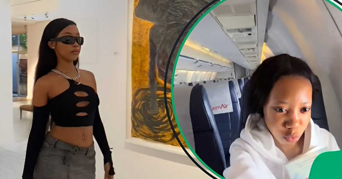 Lady flies with Fly Safair Lady flies with Fly Safair