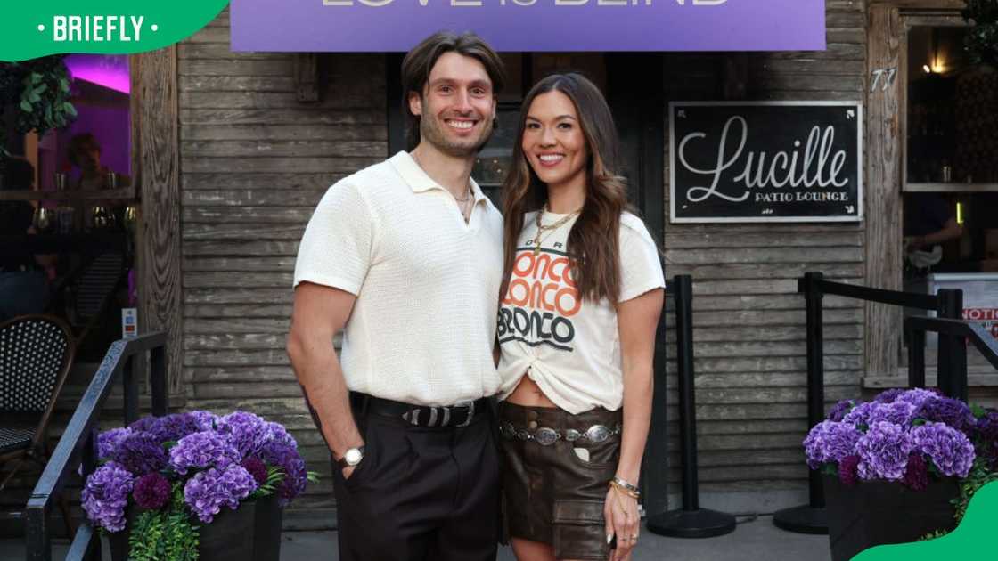 Garrett Josemans and Taylor Krause during the 2025 Love Is Blind @ SXSW Garrett Josemans and Taylor Krause during the 2025 Love Is Blind @ SXSW