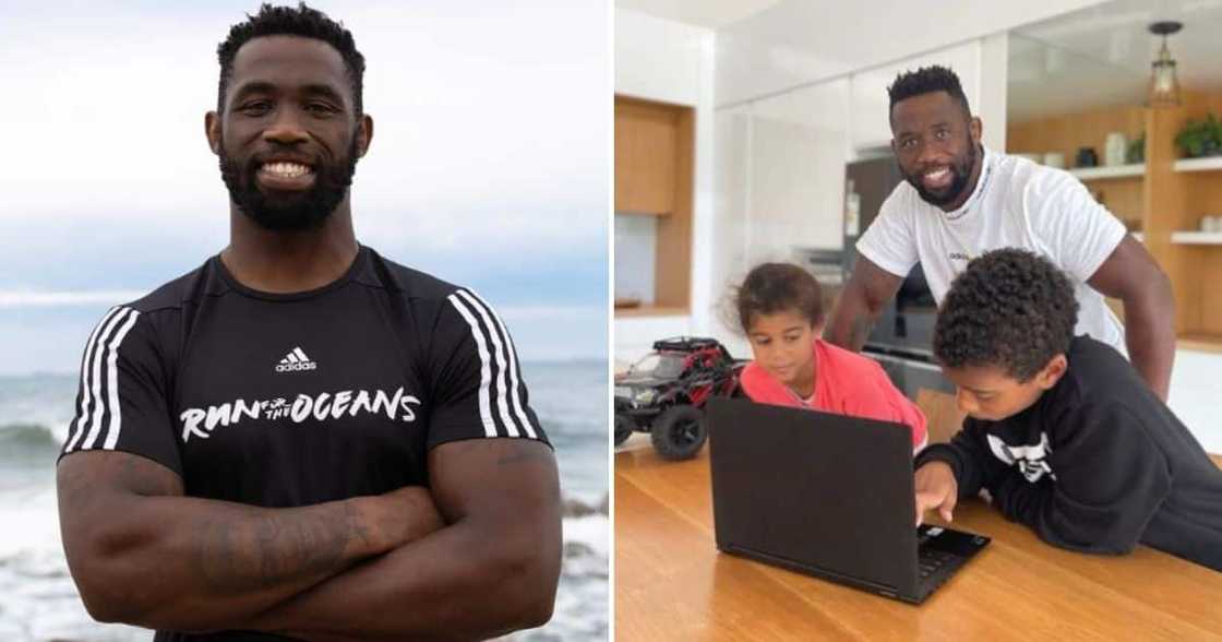 Siya Kolisi, Mzansi, Kids Chose Gifts, Father's Day, Mzansi, Springbok, South African, Parenting