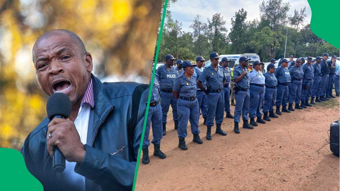 Former North West premier Supra Mahumapelo said illegal miners and criminals must be part of the South African Police Service