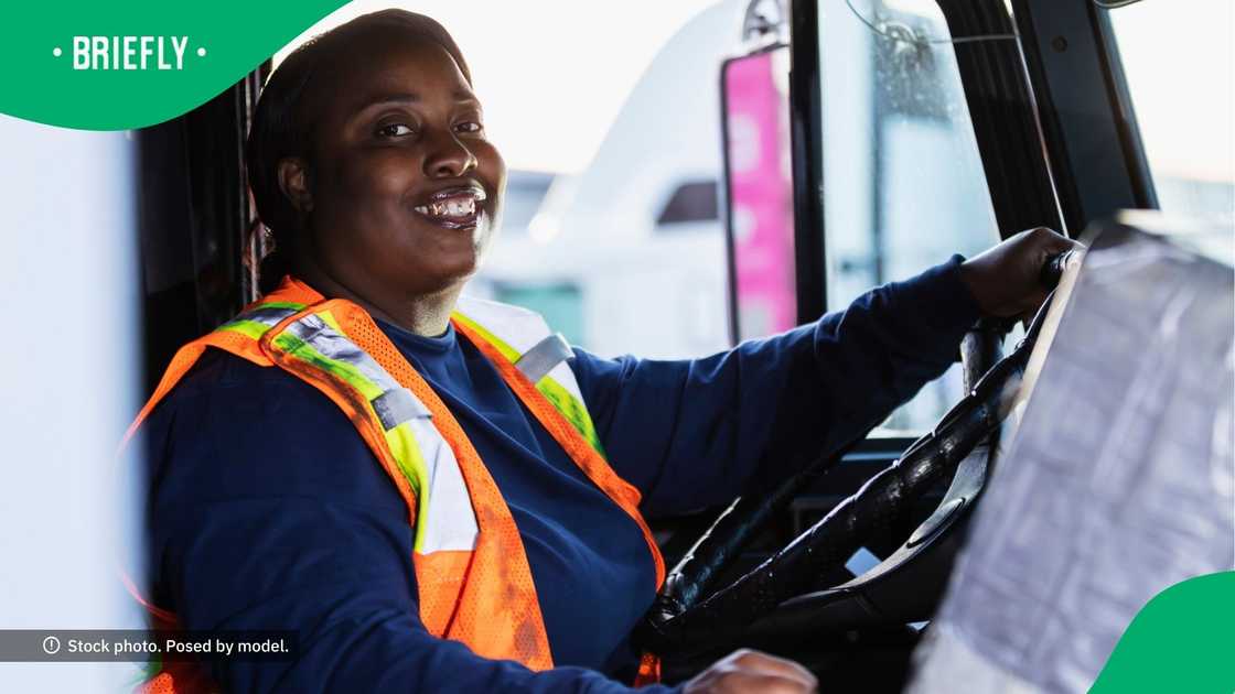 Woman drives Shoprite truck Woman drives Shoprite truck