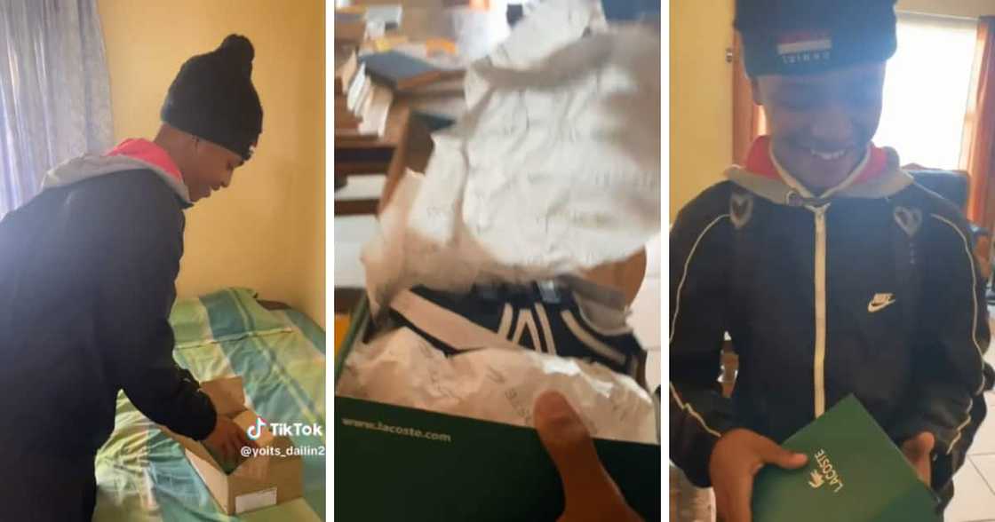 TikTok video of schoolboy receiving wrong pair of Lacoste sneakers he ordered online