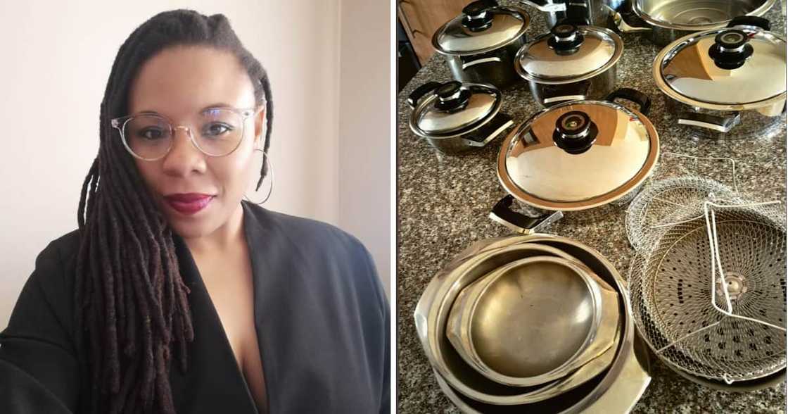 A surprised lady got her mom's inheritance and pots while she was still alive. A surprised lady got her mom's inheritance and pots while she was still alive.