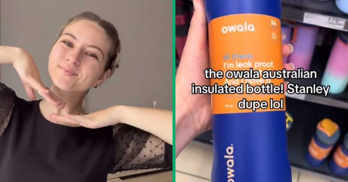 Mzansi is astonished by the price of an Owala water bottle found by a woman at Checkers. Mzansi is astonished by the price of an Owala water bottle found by a woman at Checkers.
