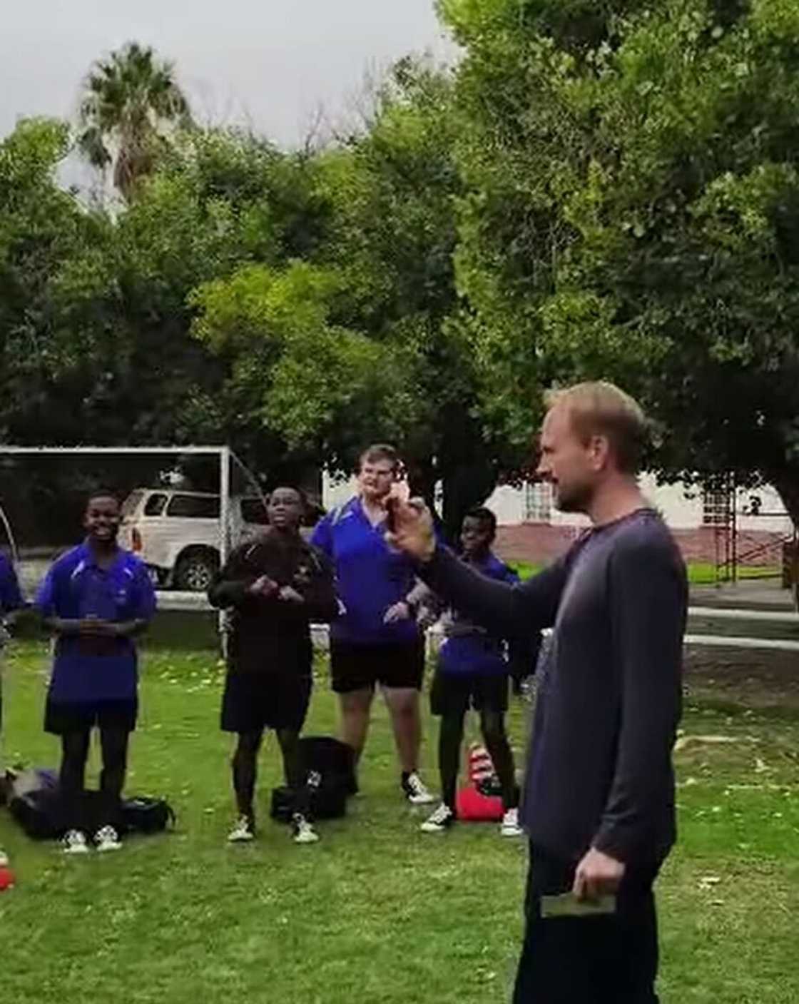 Drakensberg Boys Choir showcased their impressive dance moves in a TikTok video.