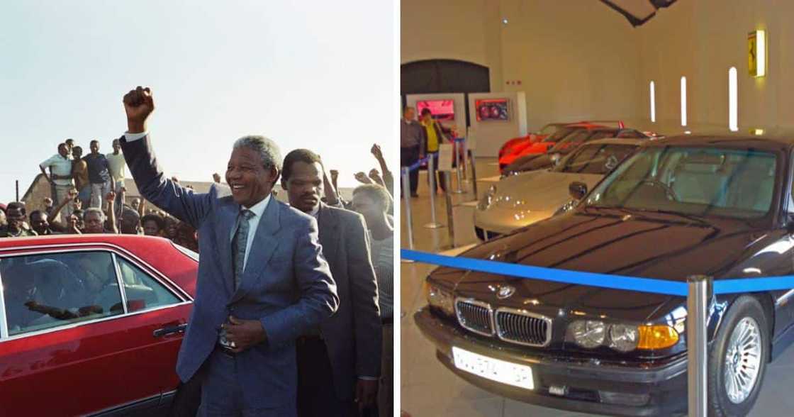 nelson mandela cars, mercedes-benz, bmw