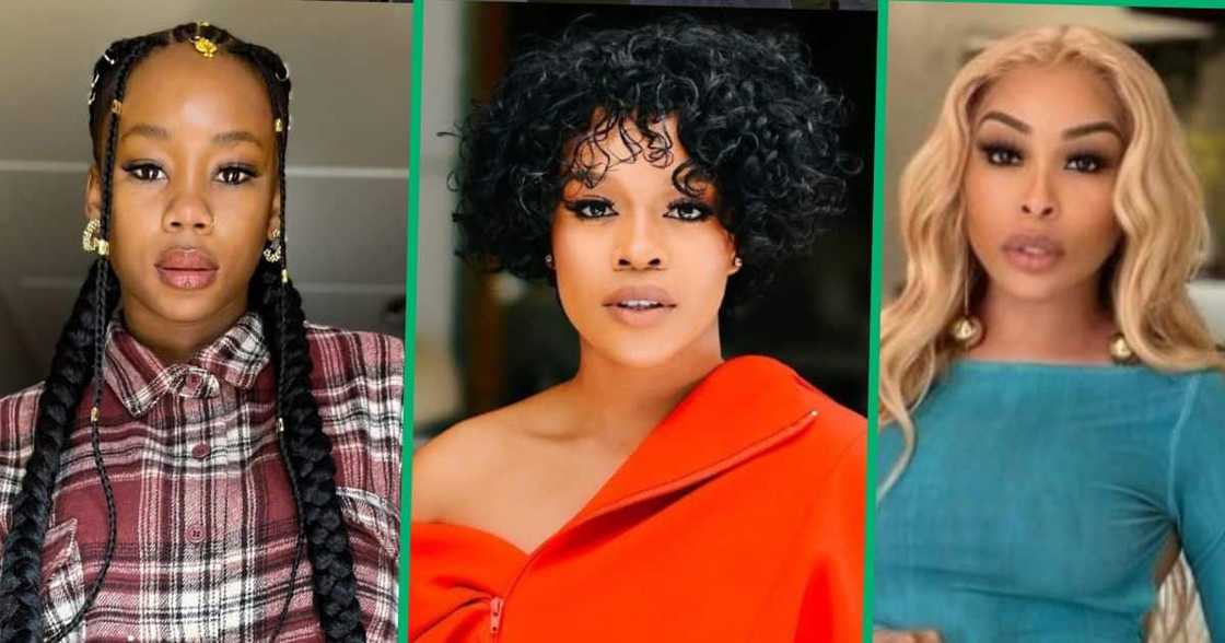 Bontle Modiselle, Nomzamo Mbatha at Johnson & Johnson Cape Town headquarters and Khanyi Mbau in Downtown Dubai. Bontle Modiselle, Nomzamo Mbatha at Johnson & Johnson Cape Town headquarters and Khanyi Mbau in Downtown Dubai.