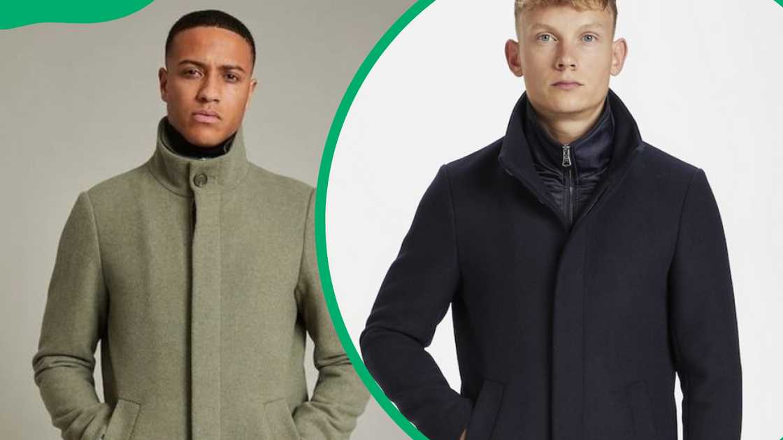 Funnel neck coats