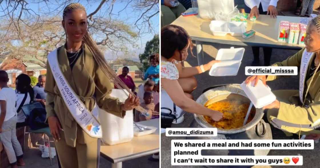 Miss SA finalist Luyanda Zuma on Mandela Day Miss SA finalist Luyanda Zuma on Mandela Day