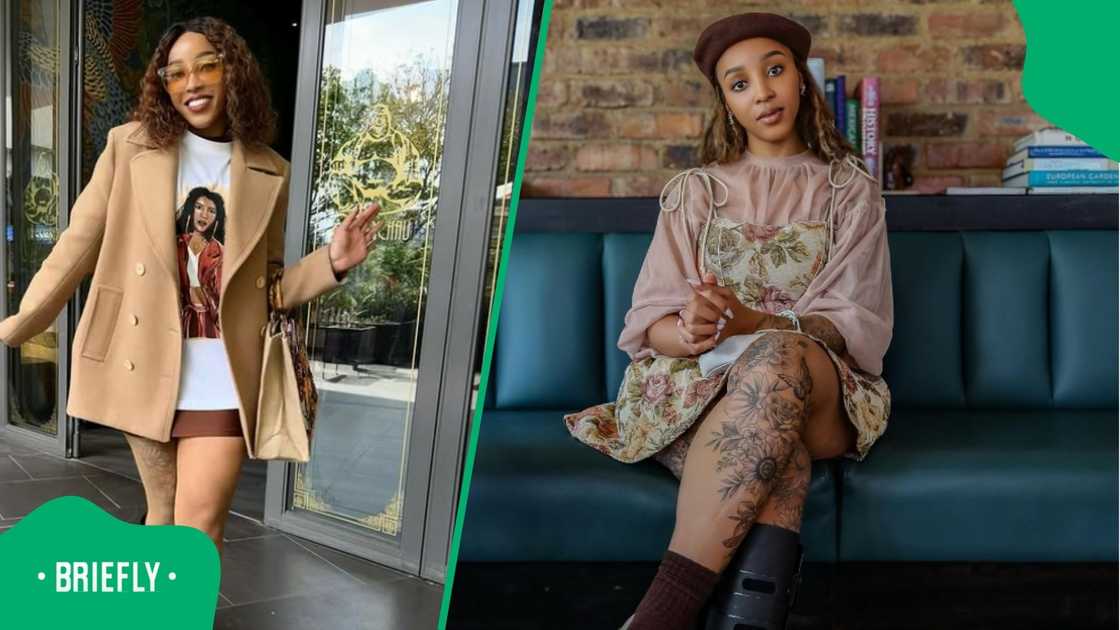 Sbahle Mpisane looked gorgeous in her makeup free look. Sbahle Mpisane looked gorgeous in her makeup free look.