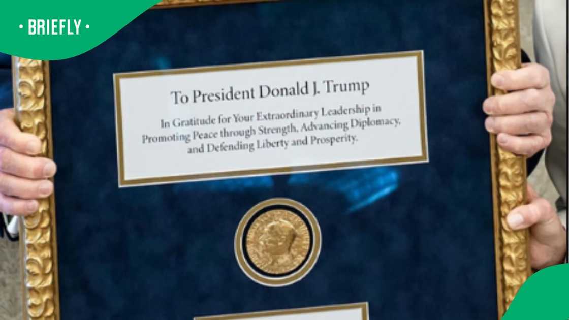 A White House official confirmed that Trump intends to keep the medal.