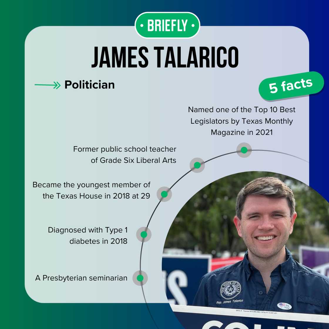 James Talarico's facts